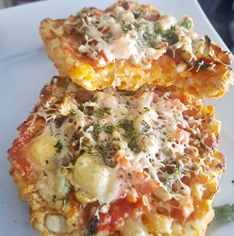 Pizzerinki z serka wiejskiego z airfryera – chrupiące i lekkie