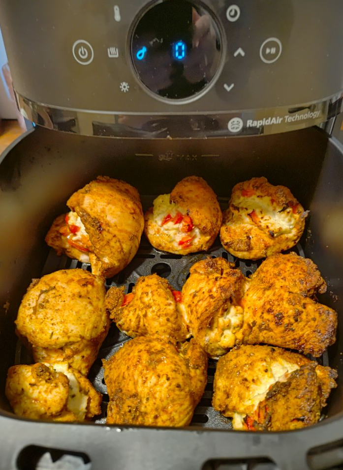 Kieszonki z fileta z serkiem Almette i warzywami z airfryera